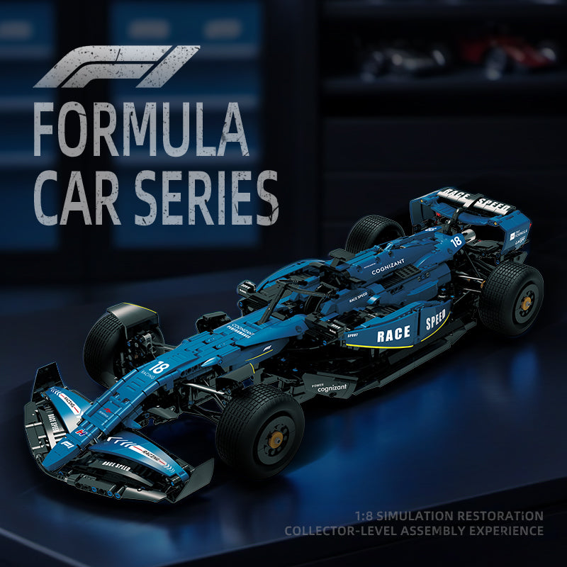 Technik F1 Auto fur Aston Martin F1 Auto, 1: 8 Formel 1 Auto Klemmbausteine-Set, 2361 Teile
