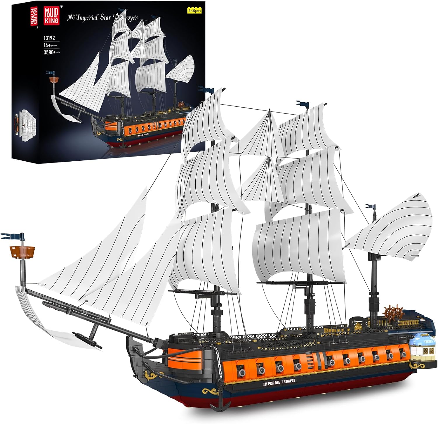 Mould King 13192 Piratenschiff, MOC Imperial Star Destroyer, 3580 Teile