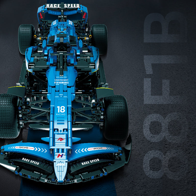 Technik F1 Auto fur Aston Martin F1 Auto, 1: 8 Formel 1 Auto Klemmbausteine-Set, 2361 Teile