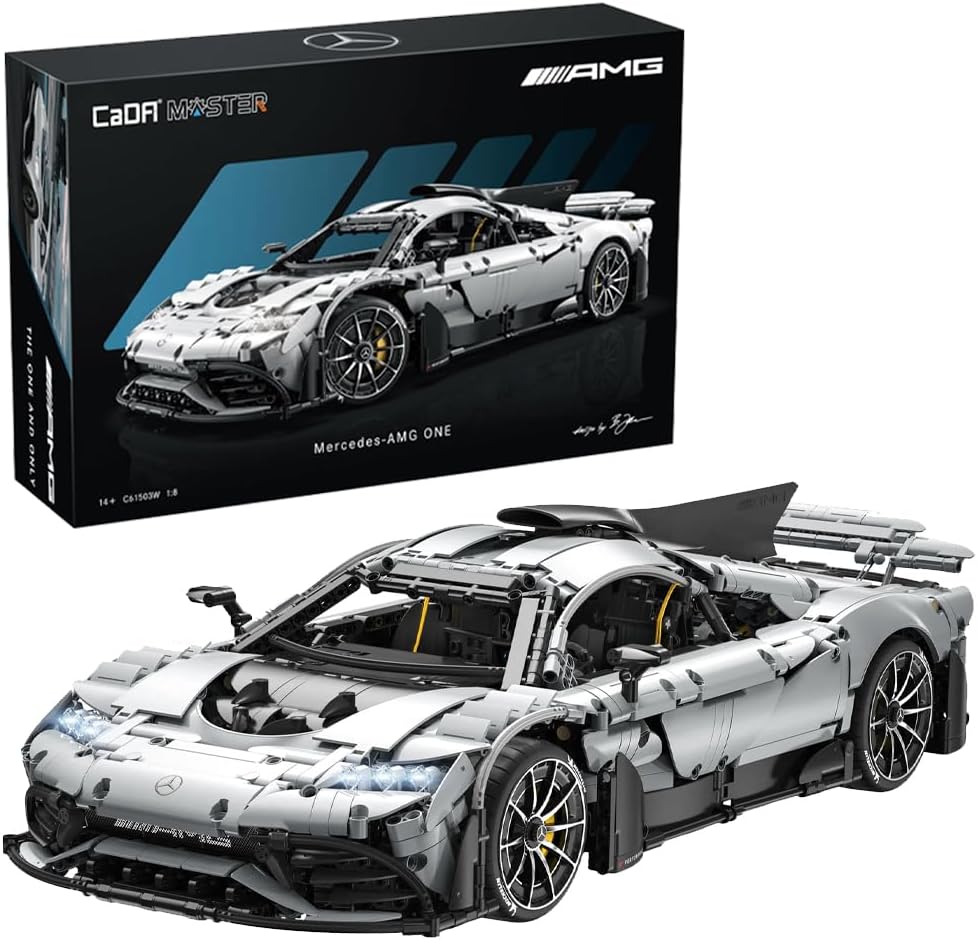 Mercedes-AMG ONE C298, CaDA C61503W MOC Auto KIemmbausteine (3295 Teile)