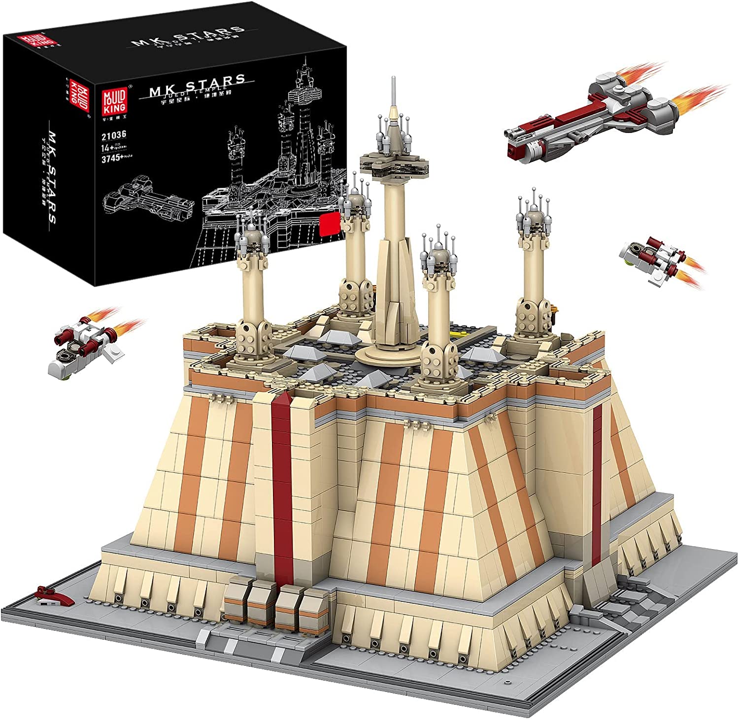 Mould King 21036 MOC A New Hope Jedi-Tempel Crest