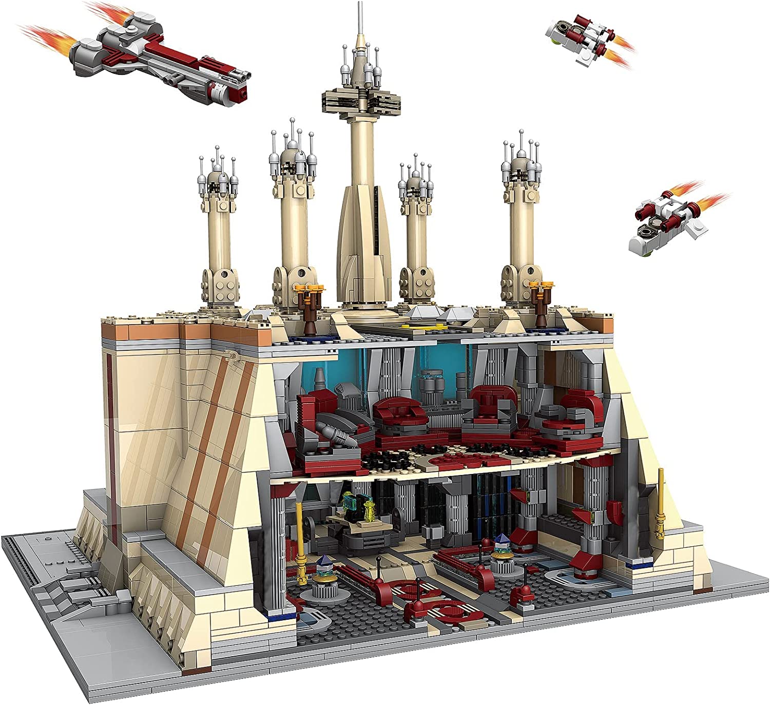 Mould King 21036 MOC A New Hope Jedi-Tempel Crest