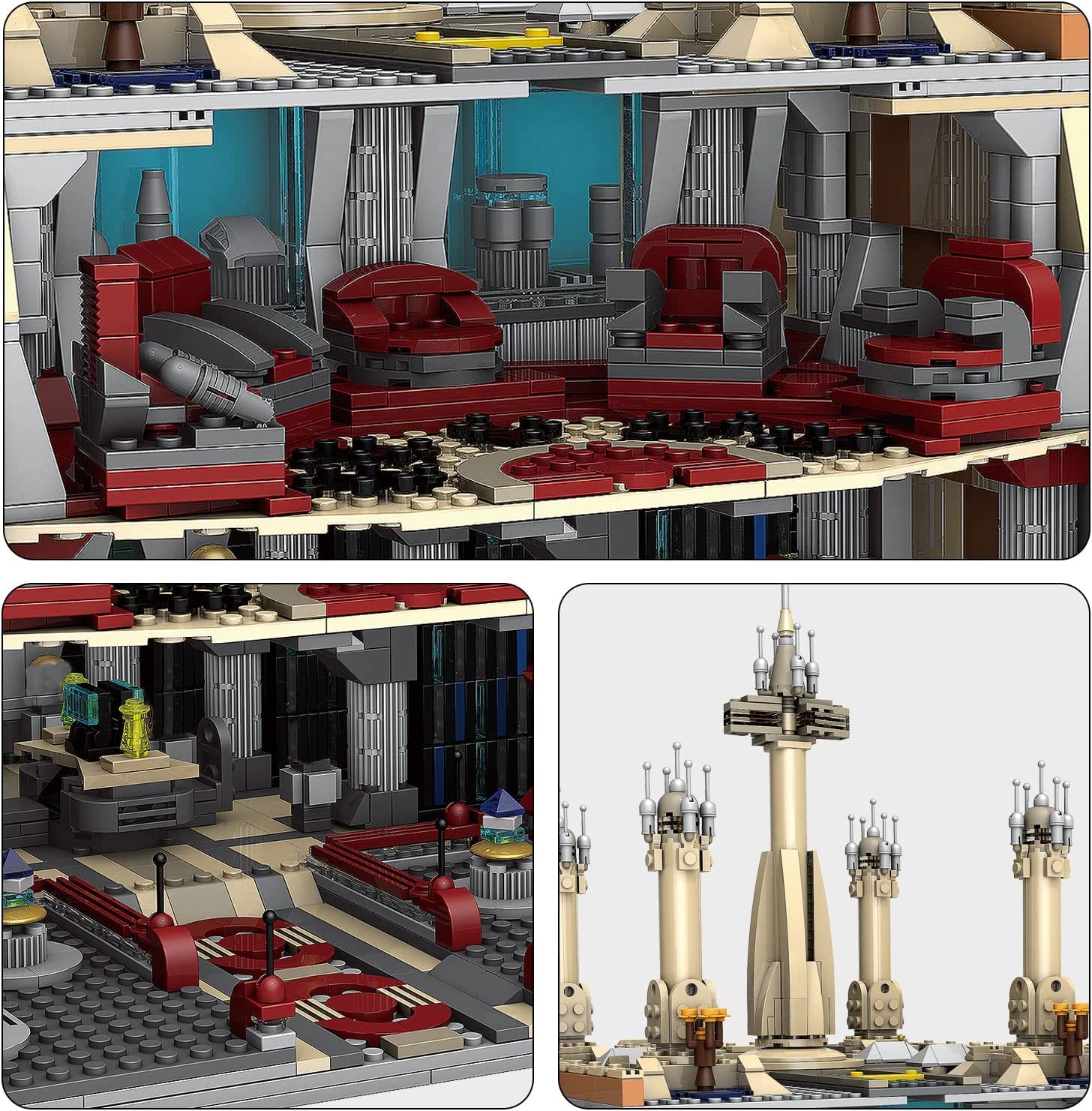 Mould King 21036 MOC A New Hope Jedi-Tempel Crest