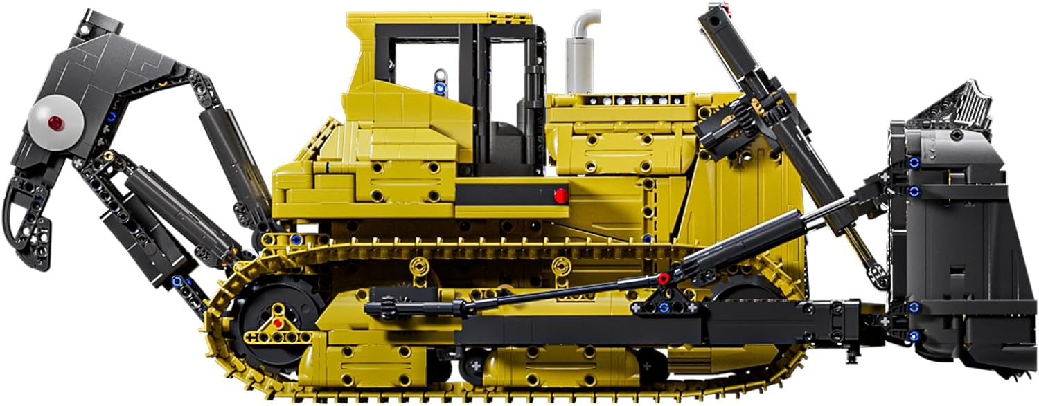 Technik Bulldozer Liebherr PR766 Raupenbagger, APP Fernbedienung LKW mit Motoren Bausätze Spielzeug Geschenke für 8+ Jahre (3774 Teile)
