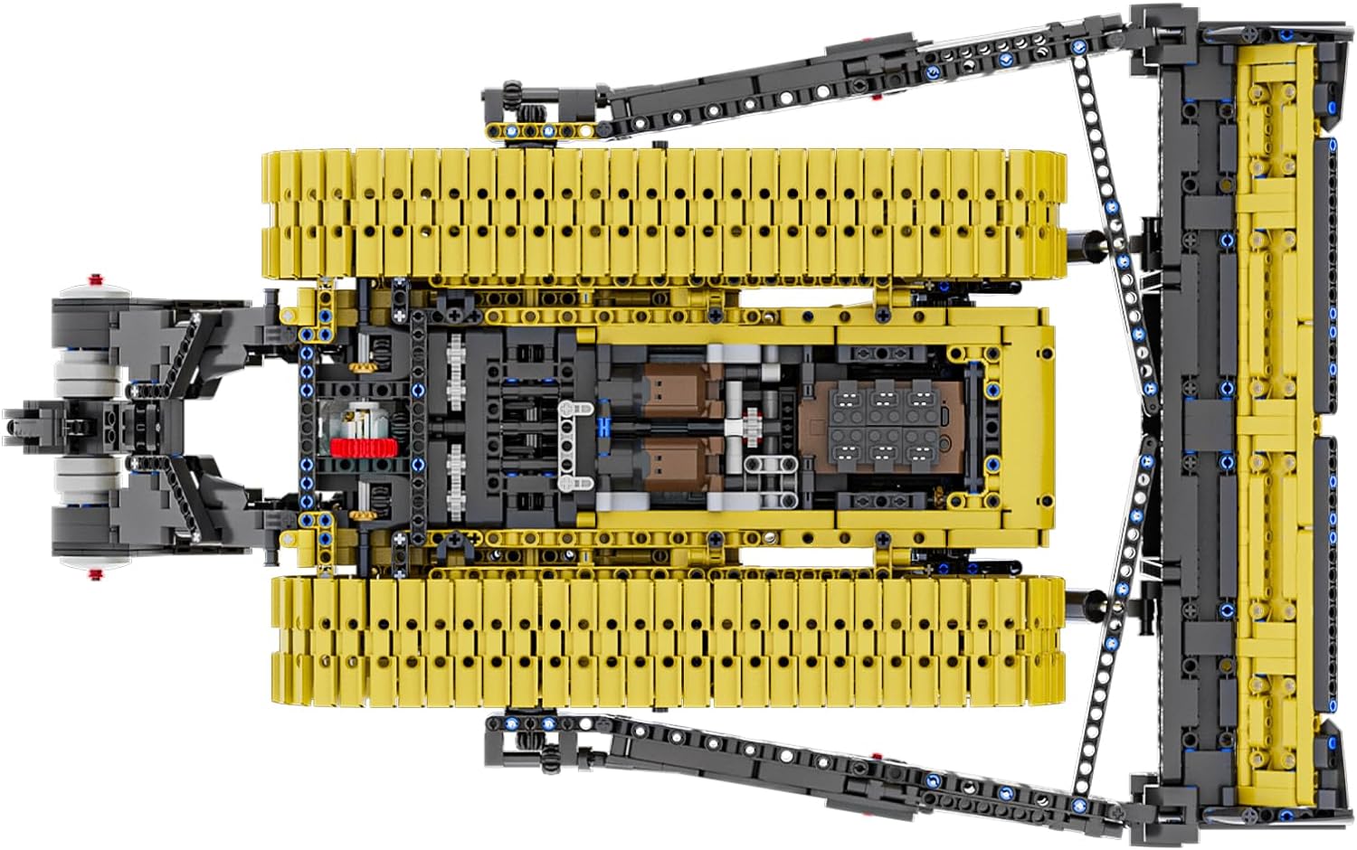 Technik Bulldozer Liebherr PR766 Raupenbagger, APP Fernbedienung LKW mit Motoren Bausätze Spielzeug Geschenke für 8+ Jahre (3774 Teile)