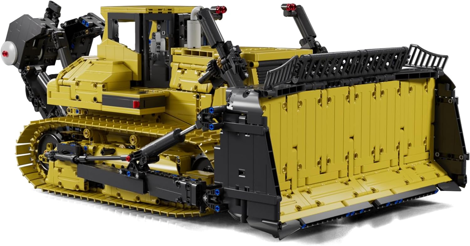 Technik Bulldozer Liebherr PR766 Raupenbagger, APP Fernbedienung LKW mit Motoren Bausätze Spielzeug Geschenke für 8+ Jahre (3774 Teile)