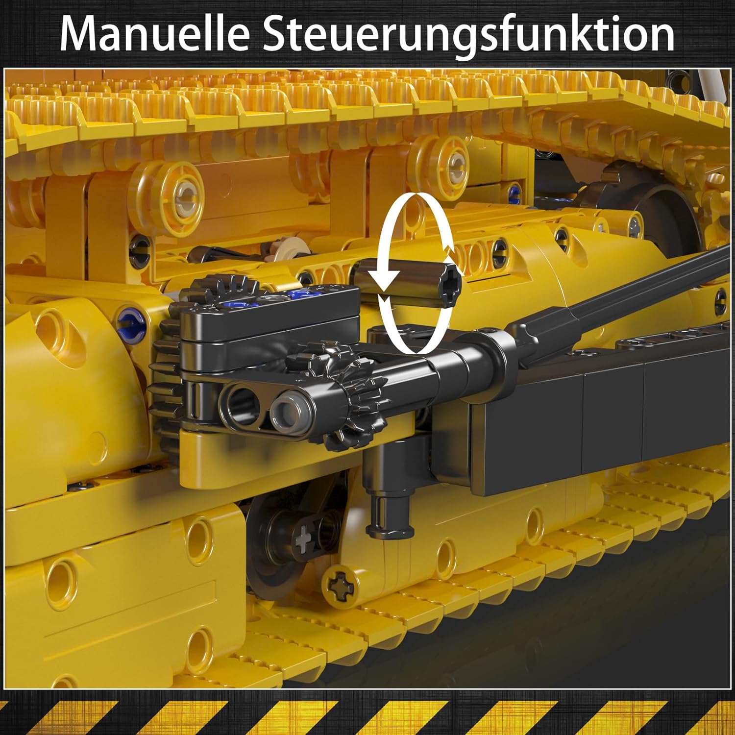 Technik Bulldozer Liebherr PR766 Raupenbagger, APP Fernbedienung LKW mit Motoren Bausätze Spielzeug Geschenke für 8+ Jahre (3774 Teile)