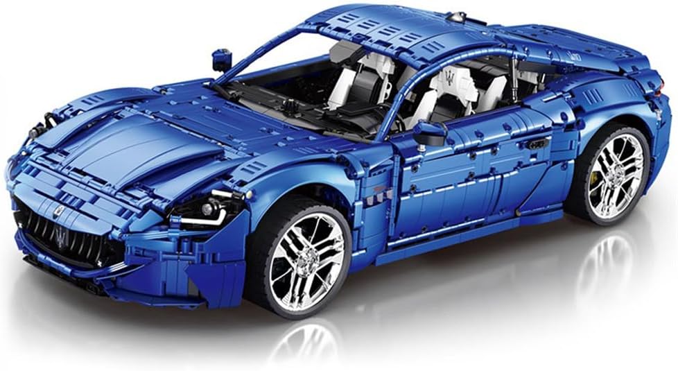 Technik Auto für Maserati Gran Turismo 110 Limitierte Auflage, 5480 KIemmbausteine Technik Sportwagen für Kinder, Erwachsene, Baumeister