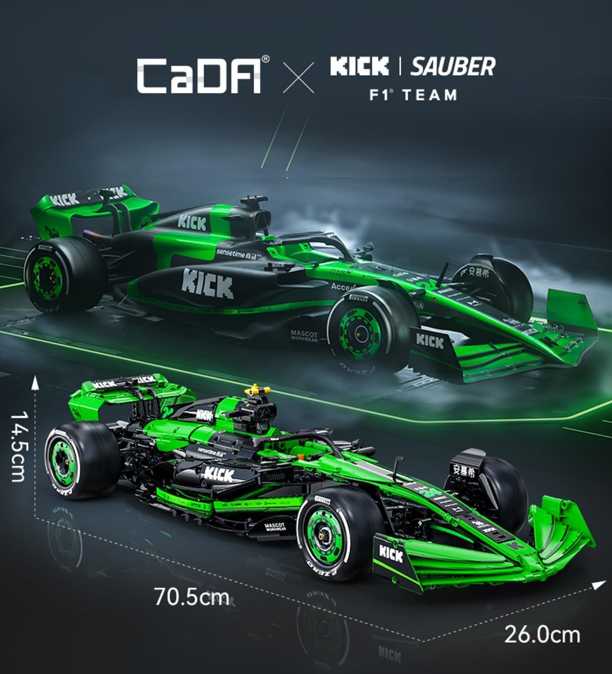 CADA C64010W KlCK Sauber F1 Team C44 2024 Rennauto