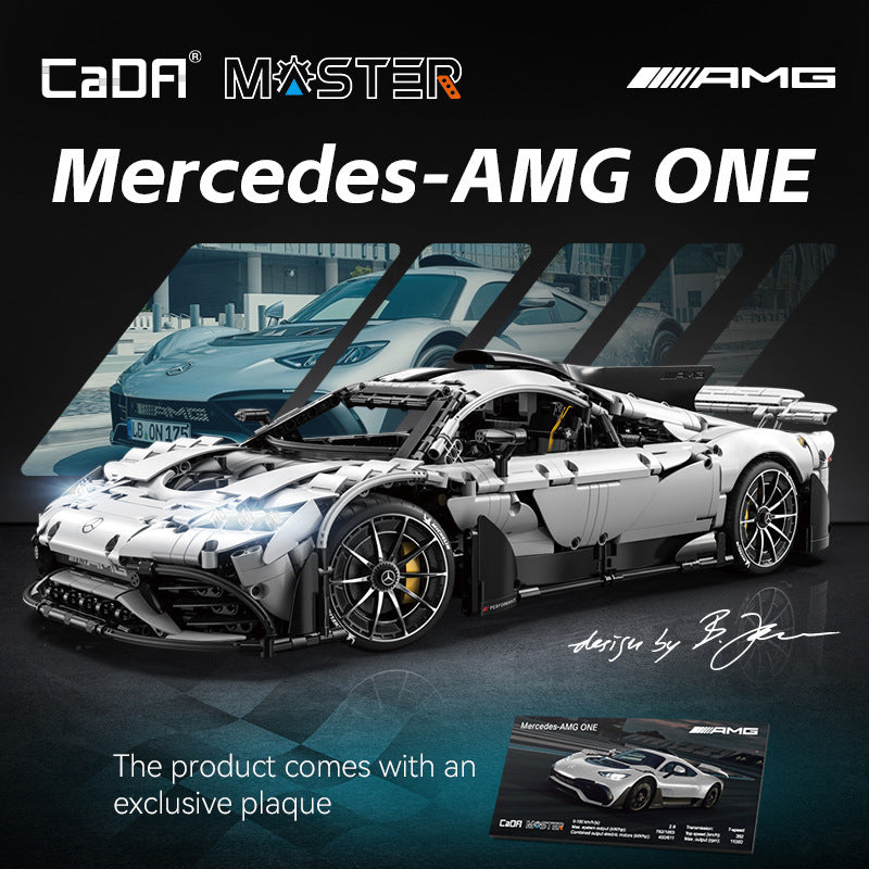 Mercedes-AMG ONE C298, CaDA C61503W MOC Auto KIemmbausteine (3295 Teile)