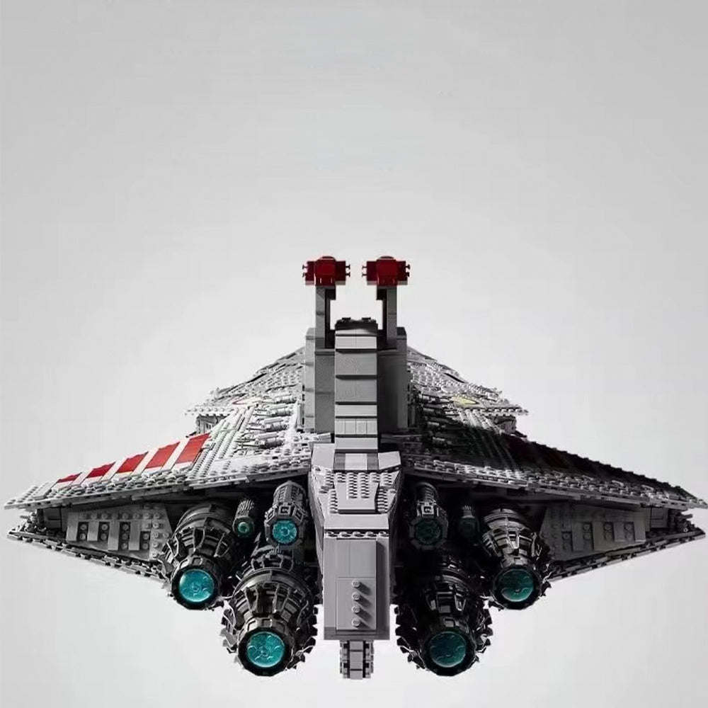 Venator Angriffskreuzer Modell, Republik Angriffskreuzer, 5374 Teile Mega Kreuzer Bausatz Kompatibel mit Star Wars Sternenzerstörer Modell