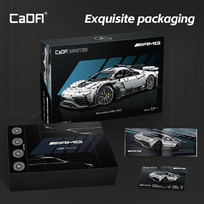 Mercedes-AMG ONE C298, CaDA C61503W MOC Auto KIemmbausteine (3295 Teile)