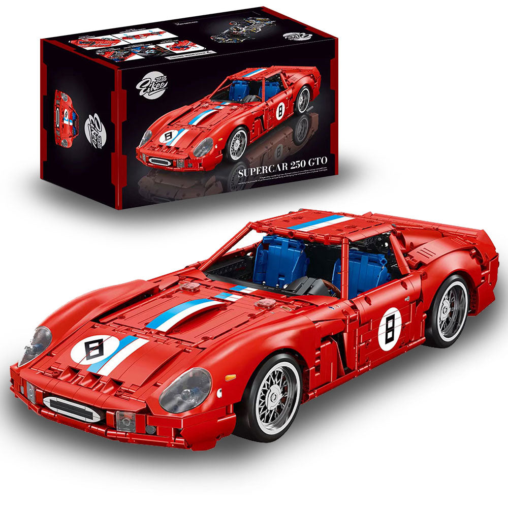 Technik Auto Ferrari 250 GTO Supercar Modell, 3193 Teile Technik Oldtimer Bausatz