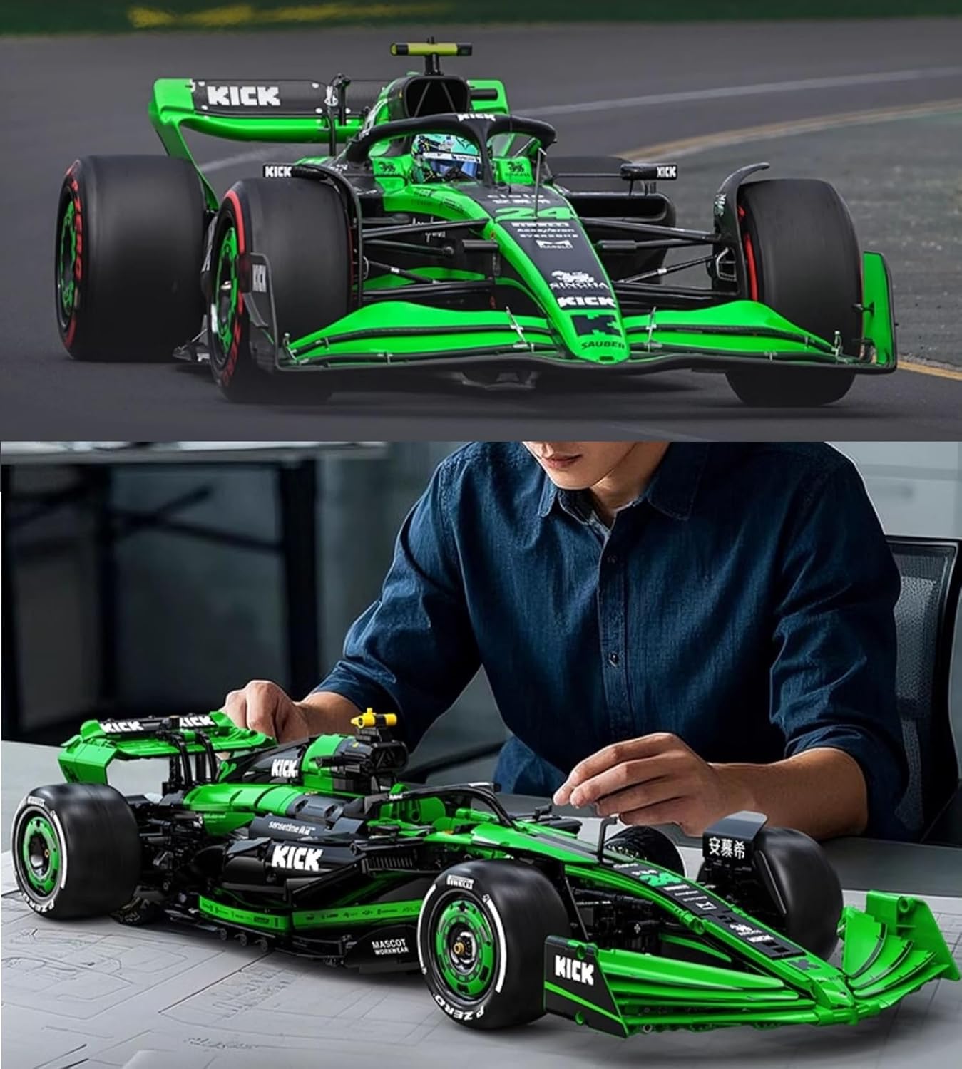 CADA C64010W KlCK Sauber F1 Team C44 2024 Rennauto