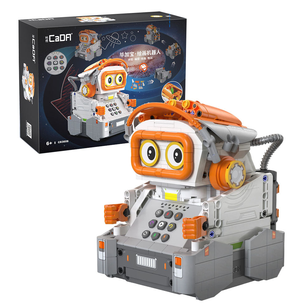 CaDA C83006 Technik Malender Roboter Intelligente Programmierung Mit LEDs, Pinsel