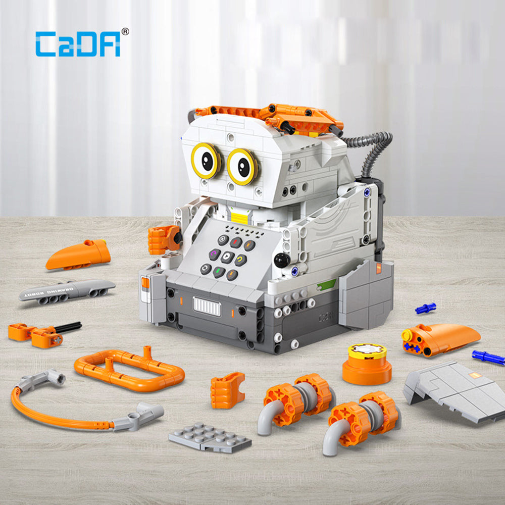 CaDA C83006 Technik Malender Roboter Intelligente Programmierung Mit LEDs, Pinsel