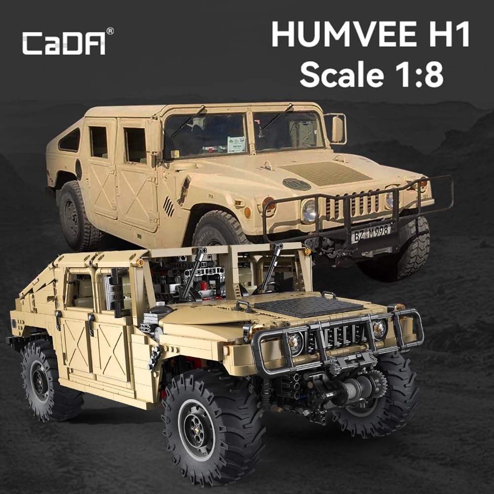 CaDA Master C61036W HUMVEE Technik 4X4 Vitrienenmodel