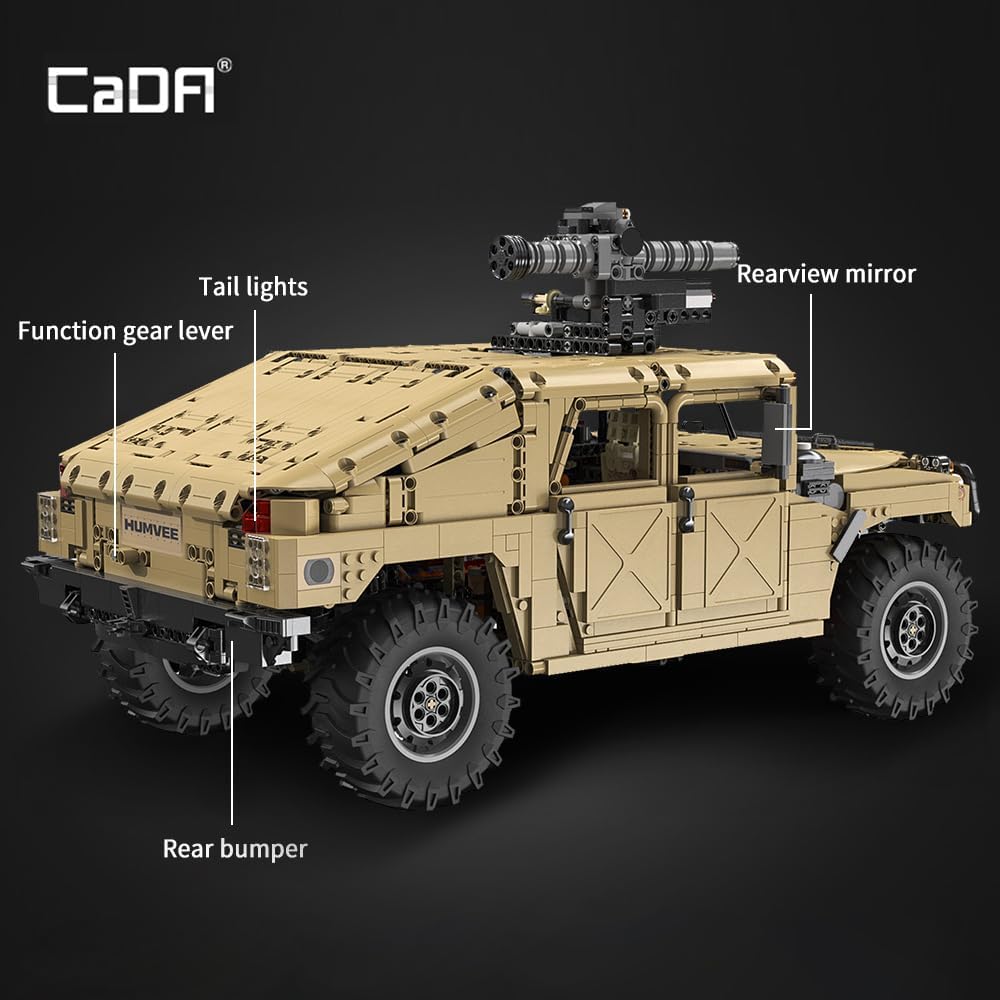 CaDA Master C61036W HUMVEE Technik 4X4 Vitrienenmodel