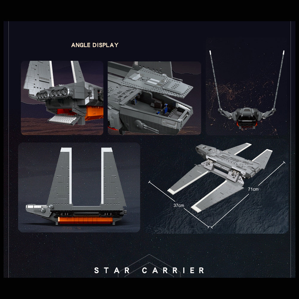 Cargo Shuttle fur Lego Star wars, 4533 Teile Raumschiff Modell Klemmbausteine Bauset Kompatibel mit Lego Star Wars