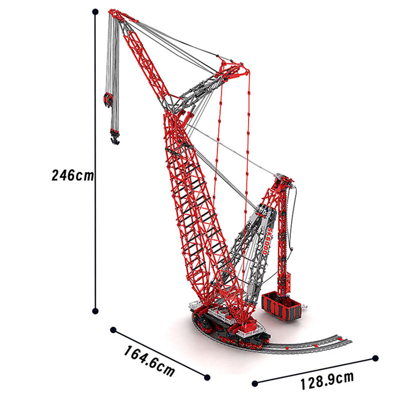Technik Kran Mammoet SK6000 Riesiger Kran, Maßstab 1:80, Höhe: 2,46M Kran, 7477 Teile