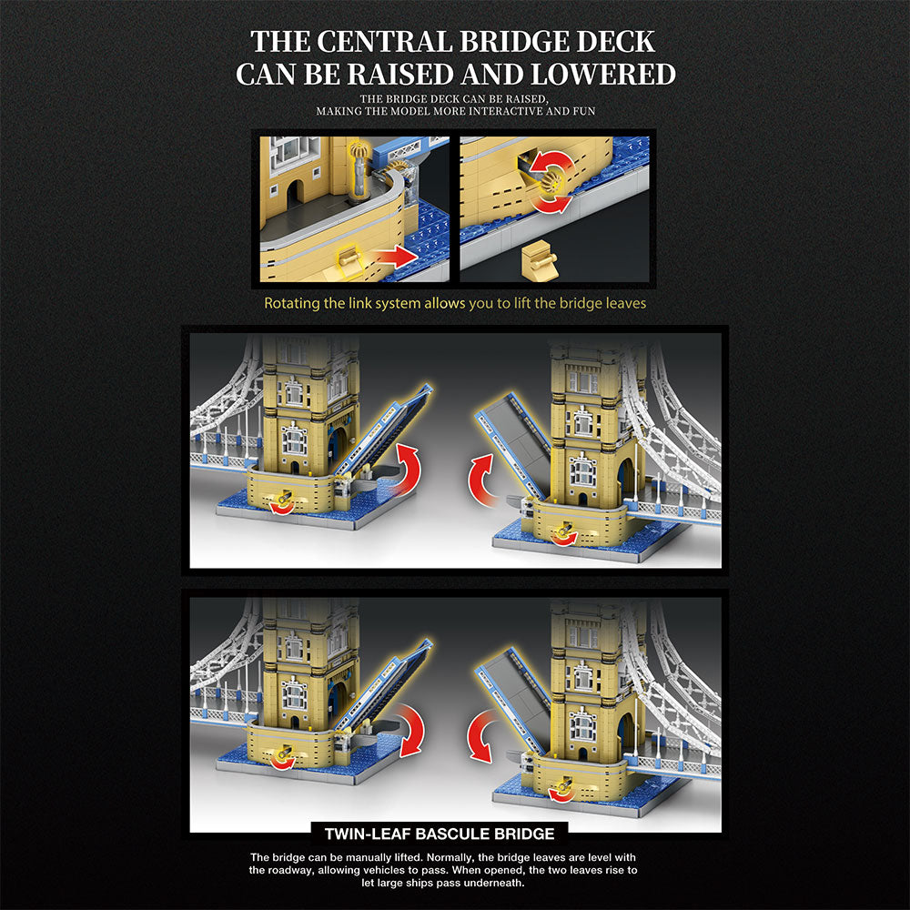 Architecture 55018 Tower Bridge, 1: 145 im Maßstab, 9782 Teile