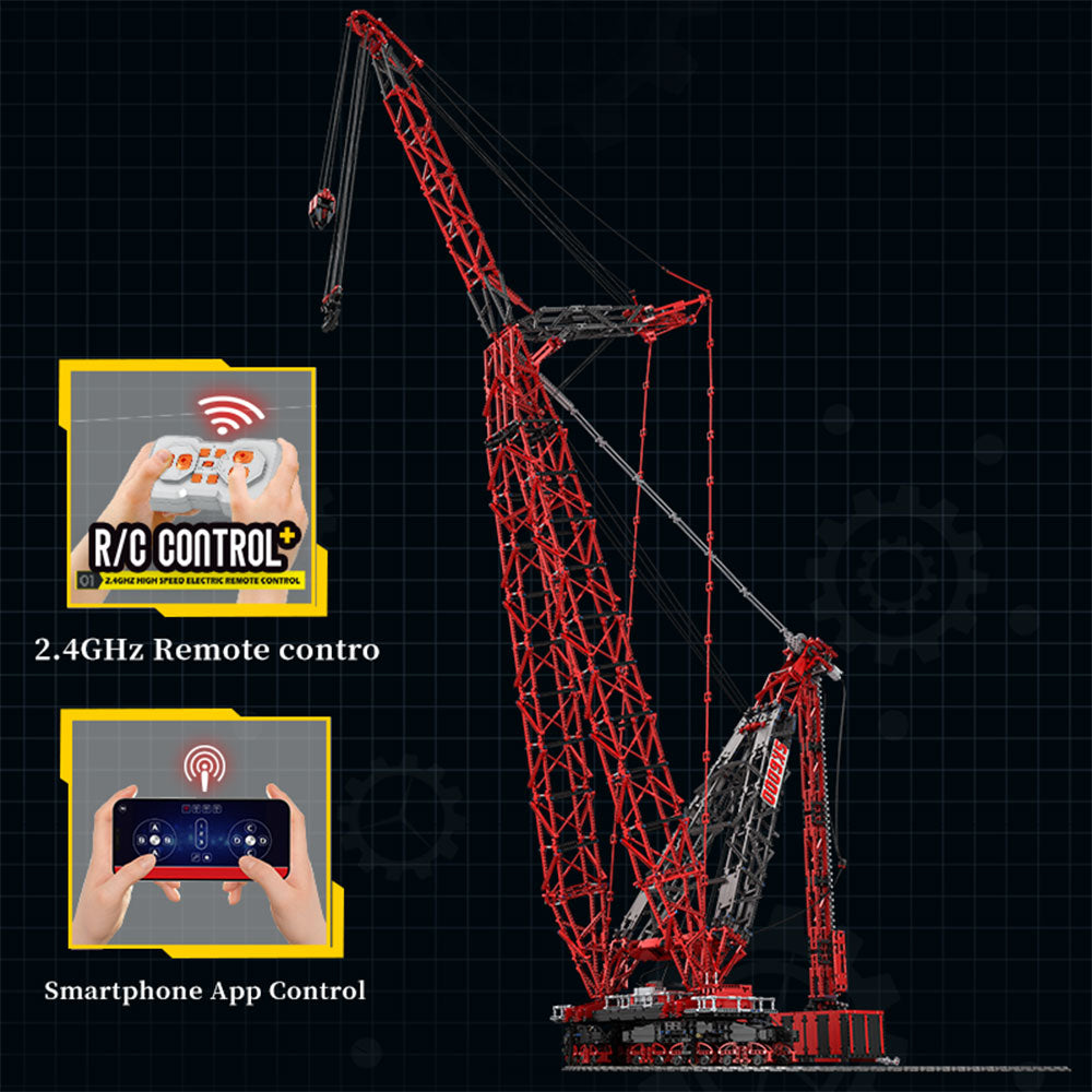 Technik Kran Mammoet SK6000 Riesiger Kran, Maßstab 1:80, Höhe: 2,46M Kran, 7477 Teile