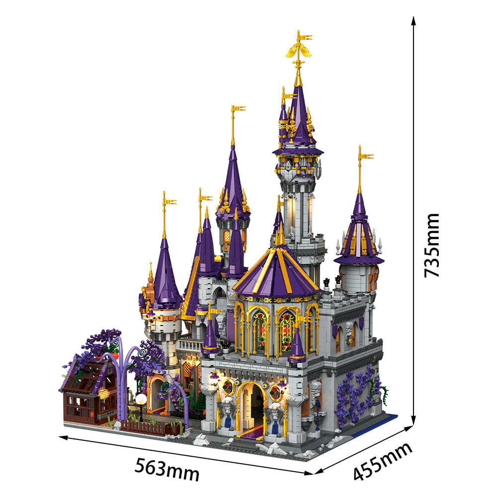 Magisches Schloss, 8514 Teile Riesiges Modell Klemmbausteine Bauset