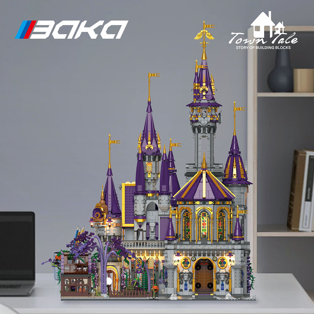 Magisches Schloss, 8514 Teile Riesiges Modell Klemmbausteine Bauset