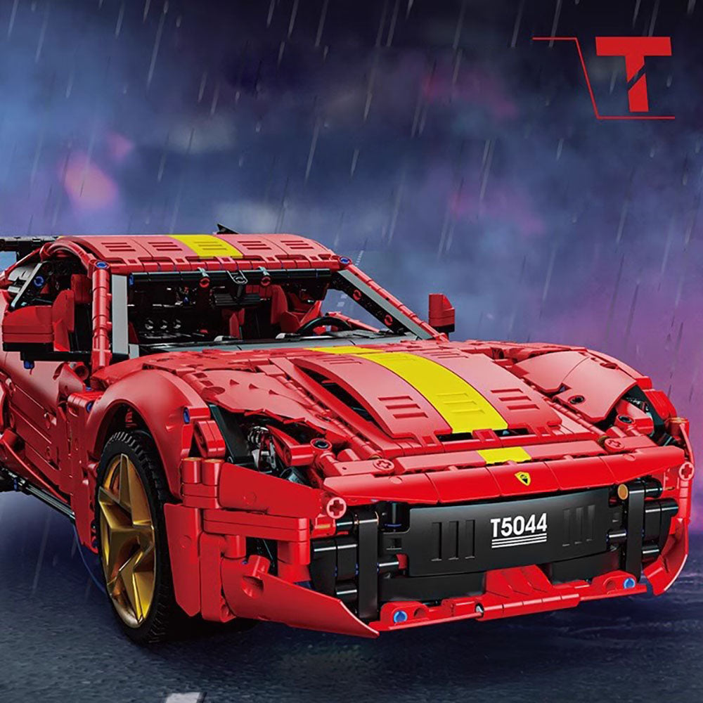 Technik Auto für Ferrari 812 Supercar, 2920+ Teile Technik Auto Bausatz MOC Bausatz, Technik Supersportwagen Technik Supercar Technik Auto 812 für Technik Auto