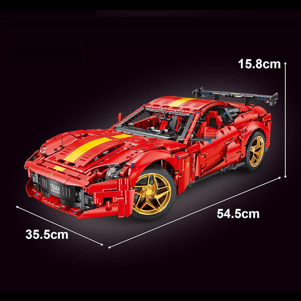 Technik Auto für Ferrari 812 Supercar, 2920+ Teile Technik Auto Bausatz MOC Bausatz, Technik Supersportwagen Technik Supercar Technik Auto 812 für Technik Auto