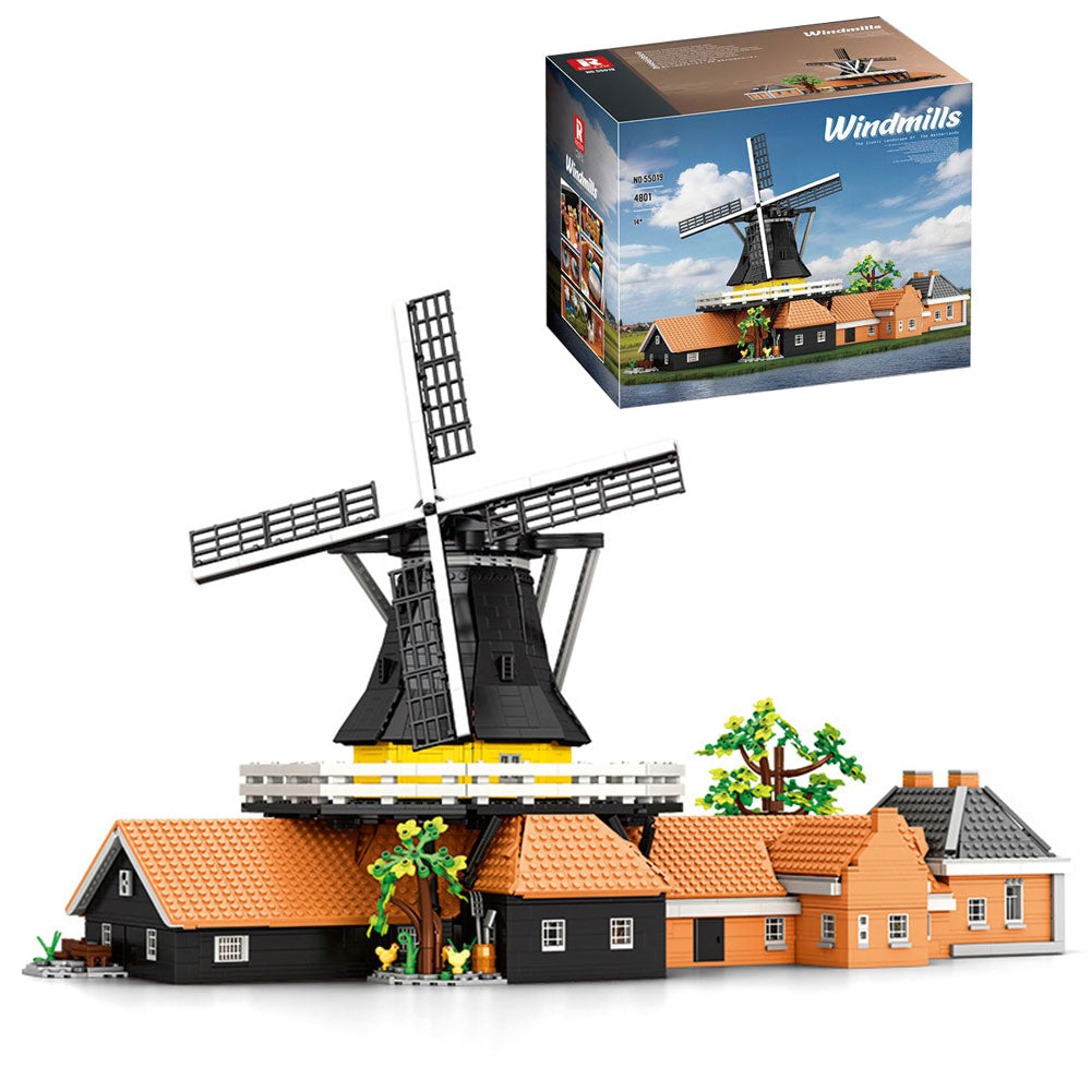 Architecture 55019 Niederländische Windmühle, 4801 Teile
