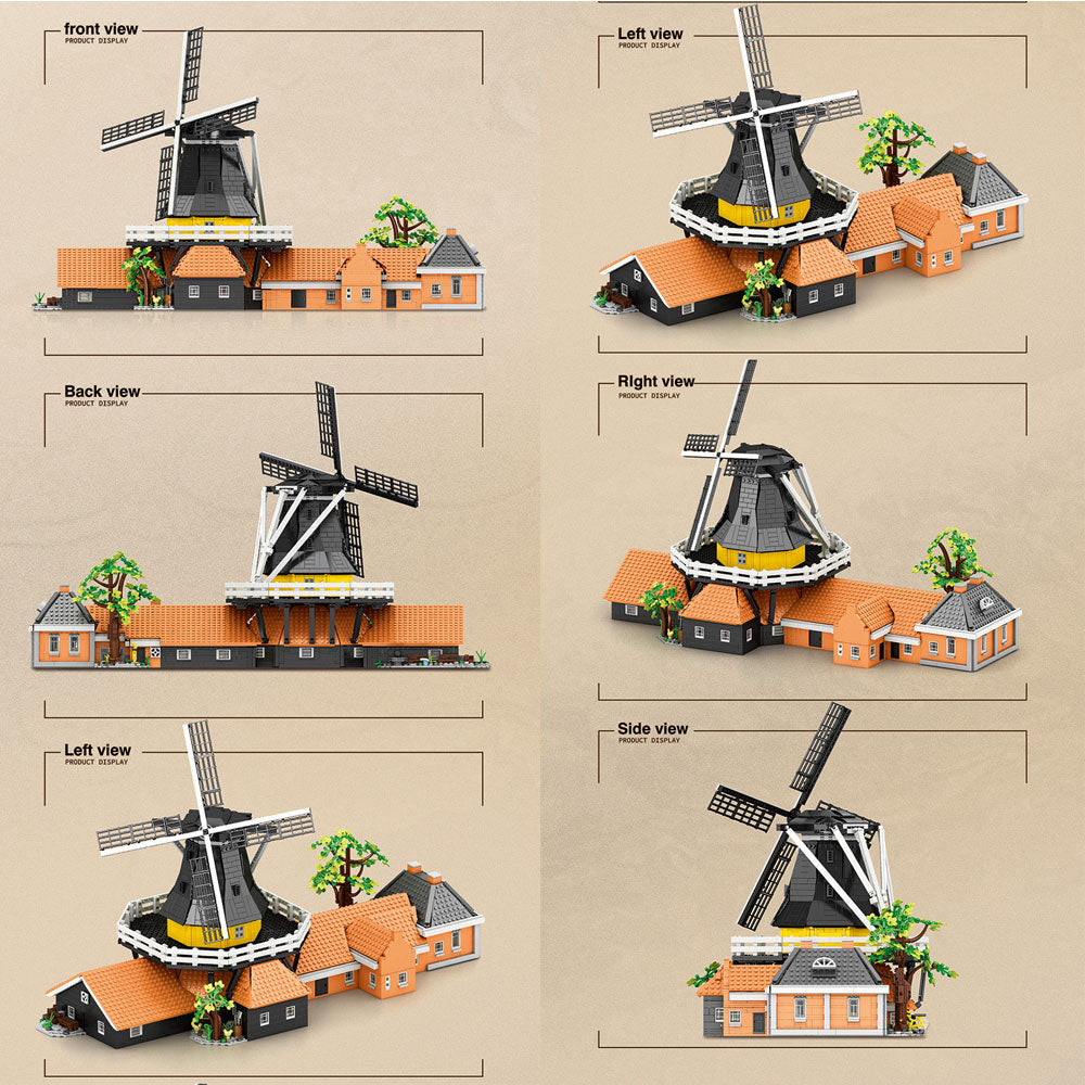 Architecture 55019 Niederländische Windmühle, 4801 Teile
