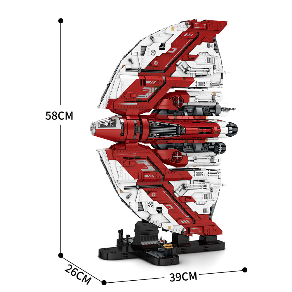 T-6 Shuttle für Lego Star Wars AHS0KA Shuttle, 5740+ Teile Raumschiff Riesiges Modell Klemmbausteine Bauset Kompatibel mit Lego Star Wars Raumschiff