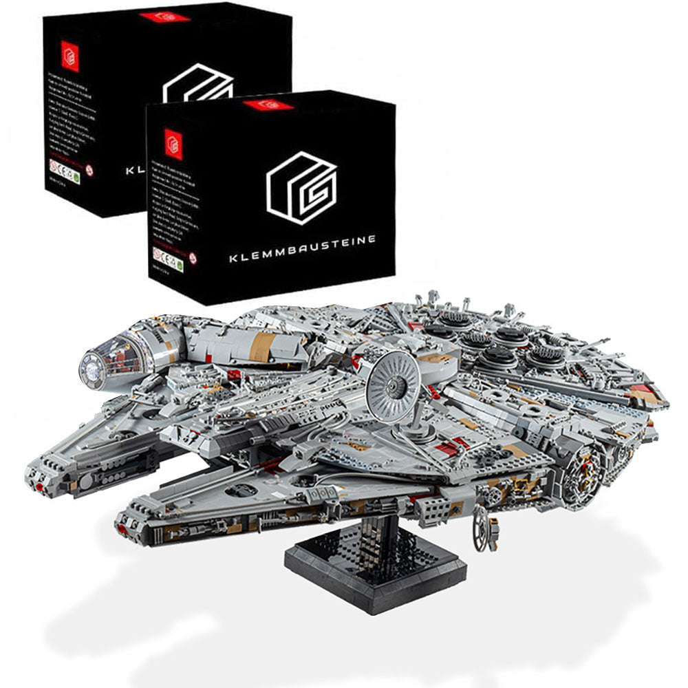 Raumschiff für Lego Star Wars Millennium Falcon Mark II, 12000+ Teile Raumschiff Modell Klemmbausteine Bauset Kompatibel mit Lego Star Wars