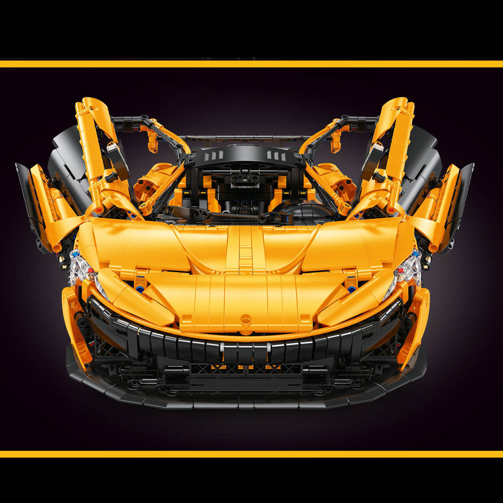 Technik Auto für Mclaren P1 Superauto, 1:8 Groß Auto mit 8 Motoren Set, Technik Auto ModeII Bausatz, 3886 TeiIe MOC Supercar ModeII, Kompatibel mit Iego Technik Mclaren