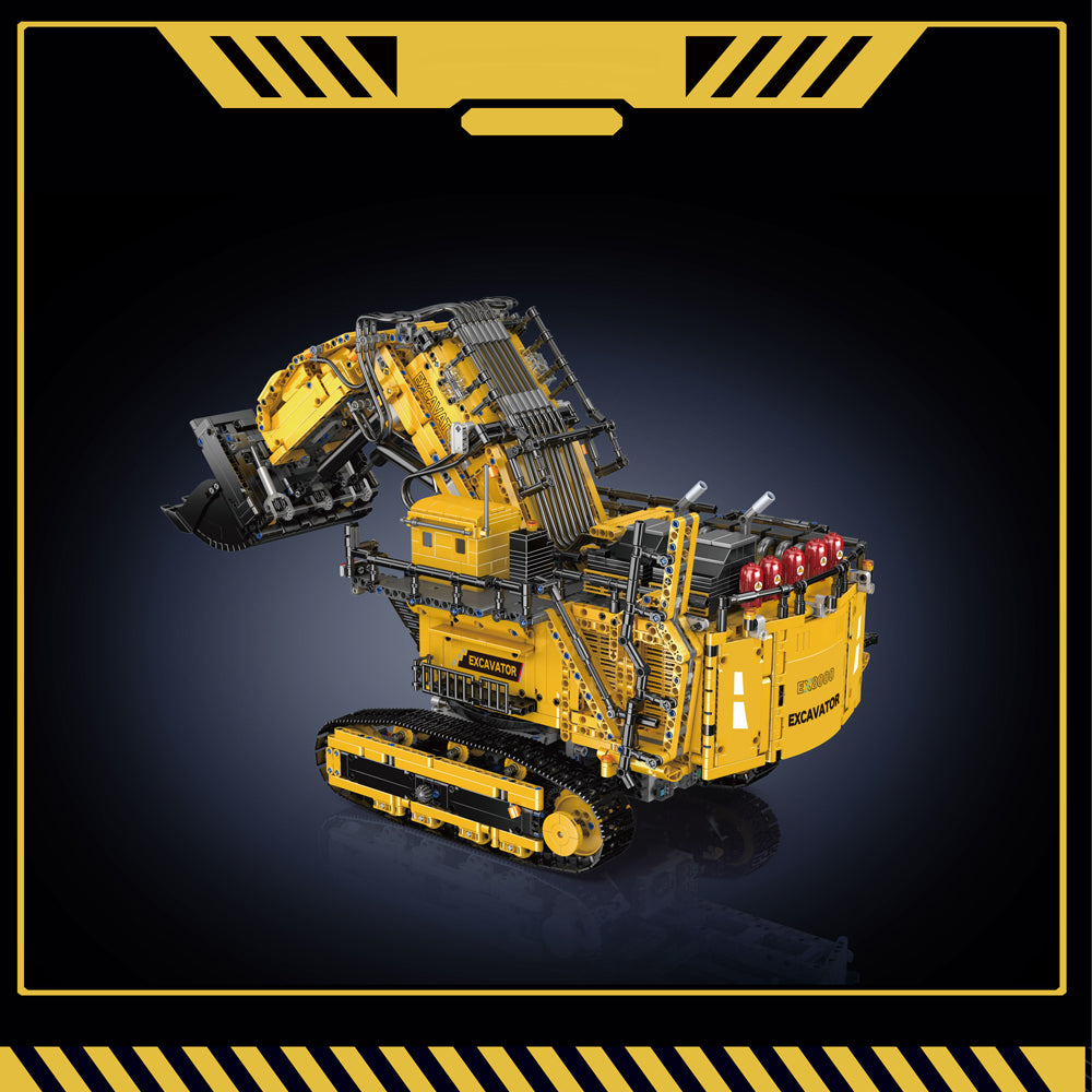 Technik Raupenbagger, MK 17070 Modell, 4767 Teile Technik Bagger mit 6 Motoren Modell Bauset Kompatibel mit Technik Bagger Technik 17070