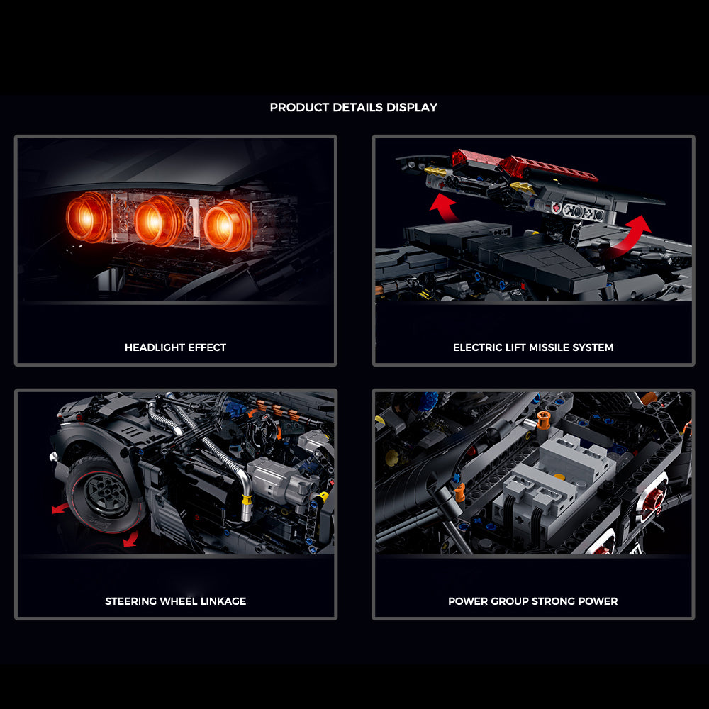 Technik Auto für Lamborghini, 4290+ Teile Technik Auto Ferngesteuert Auto Motorisierte Sportwagen Modellbau Custom Bausteine Kompatibel mit Lego Technik Auto