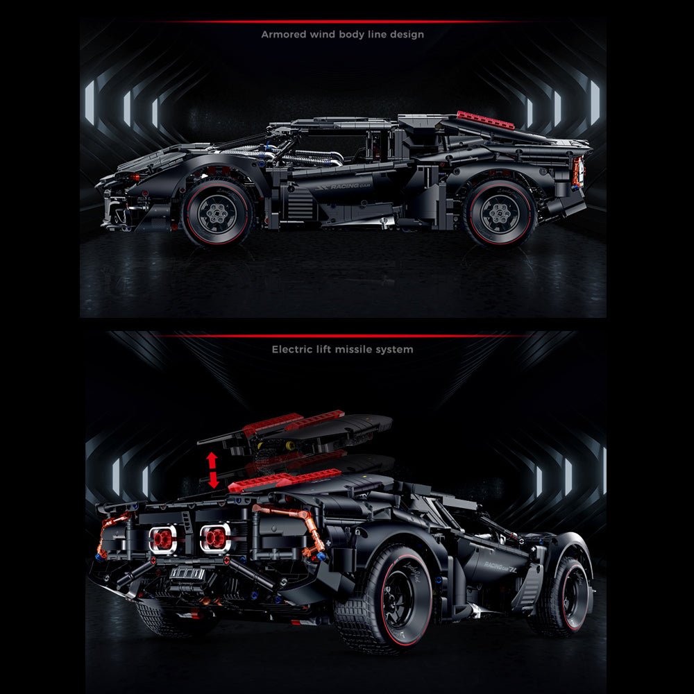 Technik Auto für Lamborghini, 4290+ Teile Technik Auto Ferngesteuert Auto Motorisierte Sportwagen Modellbau Custom Bausteine Kompatibel mit Lego Technik Auto
