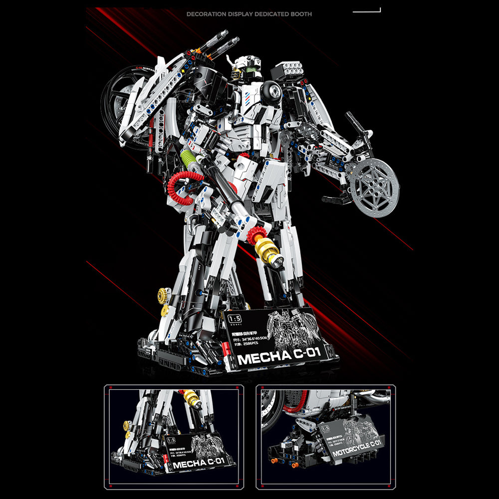 Technik Motorrad für LOTUS C-01, Technik Motorrad Modell Motorrad Modellbau Klemmbausteine Kompatibel mit Lego Technik Motorrad