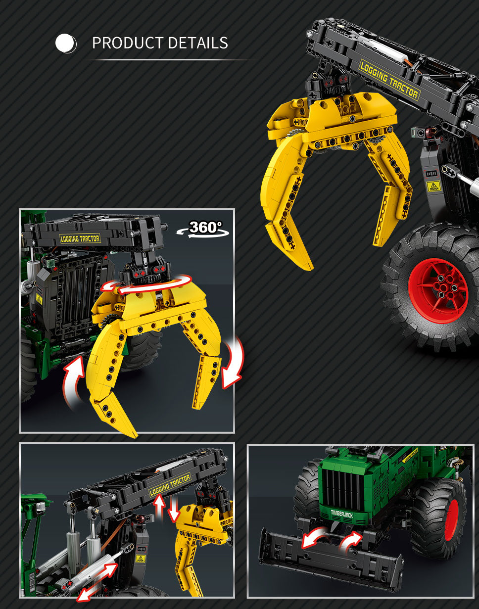 John Deere 948L-II Skidder Technik Traktor pneumatische Funktionen