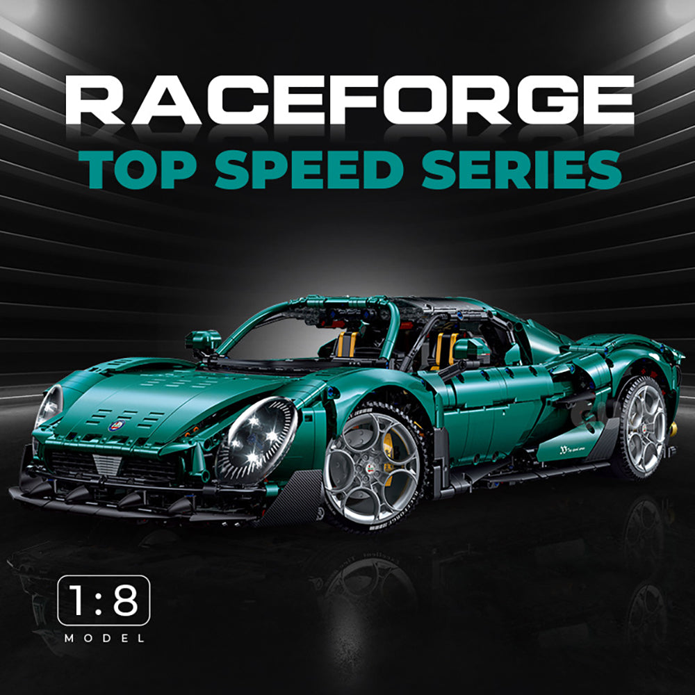 Technik Auto für Alfa Supercar, 4200+ Teile Technik Auto Bausatz MOC Bausatz, Technik Supersportwagen Technik Supercar Technik Auto Alfa für Kinder Erwachsene, 10621