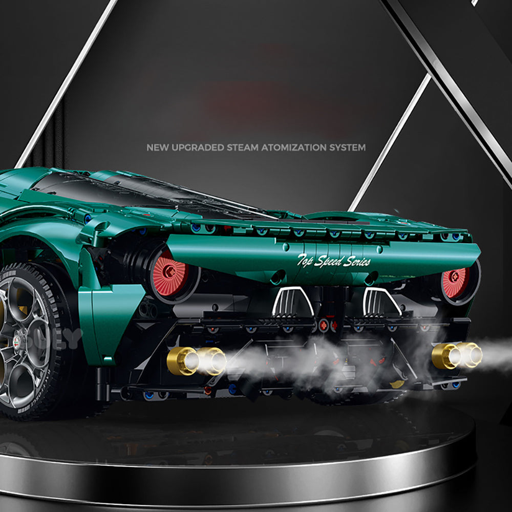Technik Auto für Alfa Supercar, 4200+ Teile Technik Auto Bausatz MOC Bausatz, Technik Supersportwagen Technik Supercar Technik Auto Alfa für Kinder Erwachsene, 10621