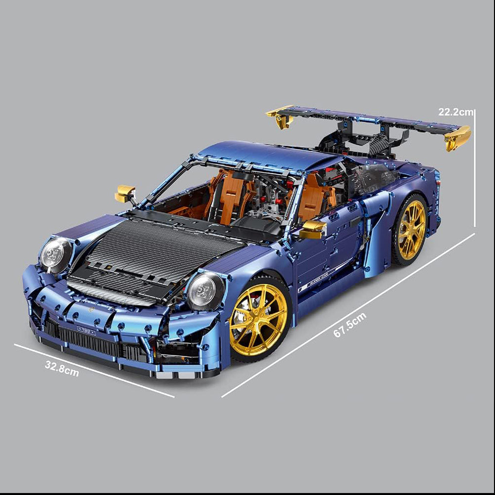 Technik Auto Porsche 911 Limitierte Auflage, 5500+ Teile Technic Auto Ferngesteuert, Technik Supersportwagen 1:6 Modell Bausatz Kompatibel mit Lego Technik Auto