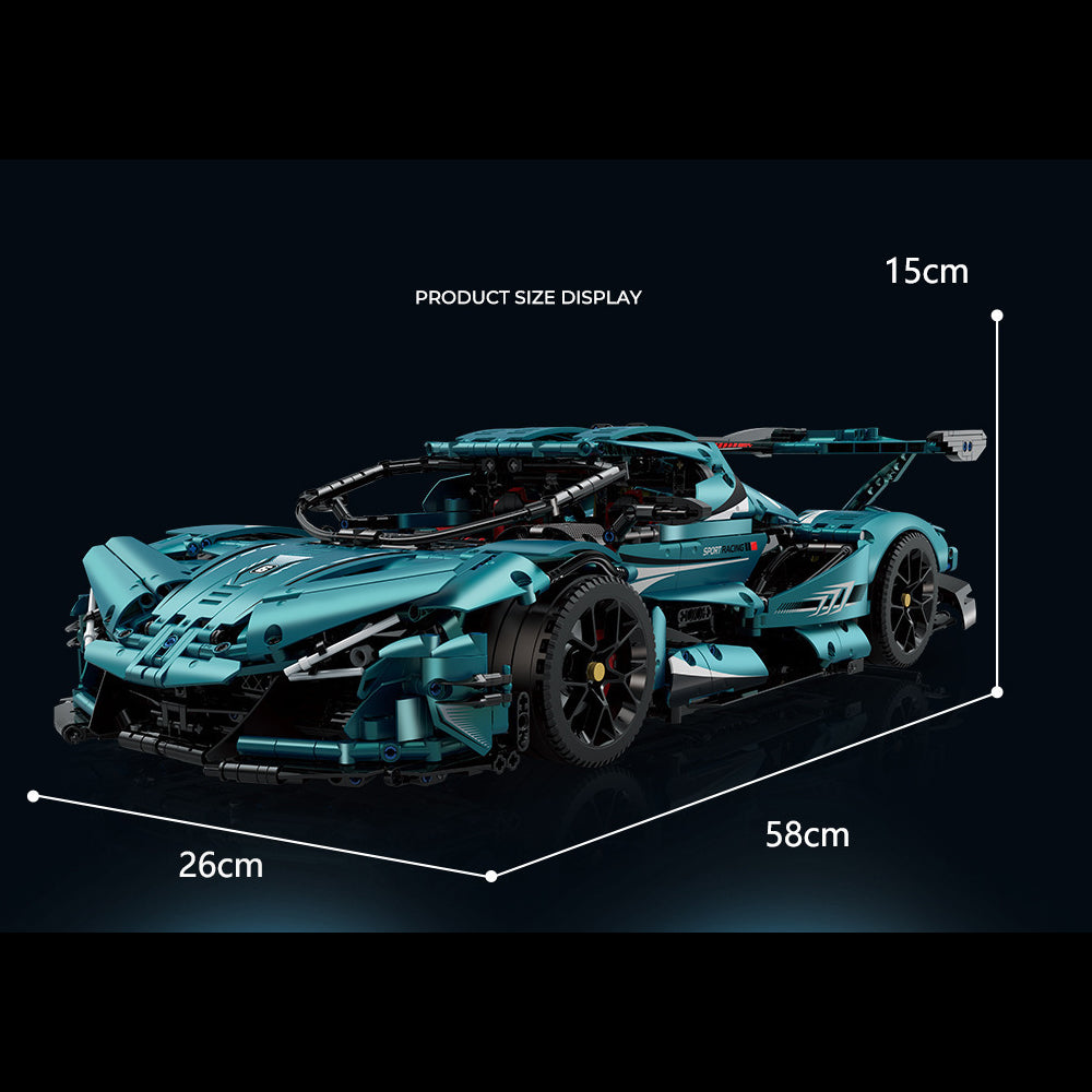 Technik Auto für Apollo IE V12, 3468+ Teile Technic Auto Ferngesteuert, Technik Supersportwagen Modell Bausatz Kompatibel mit Lego Technik Auto