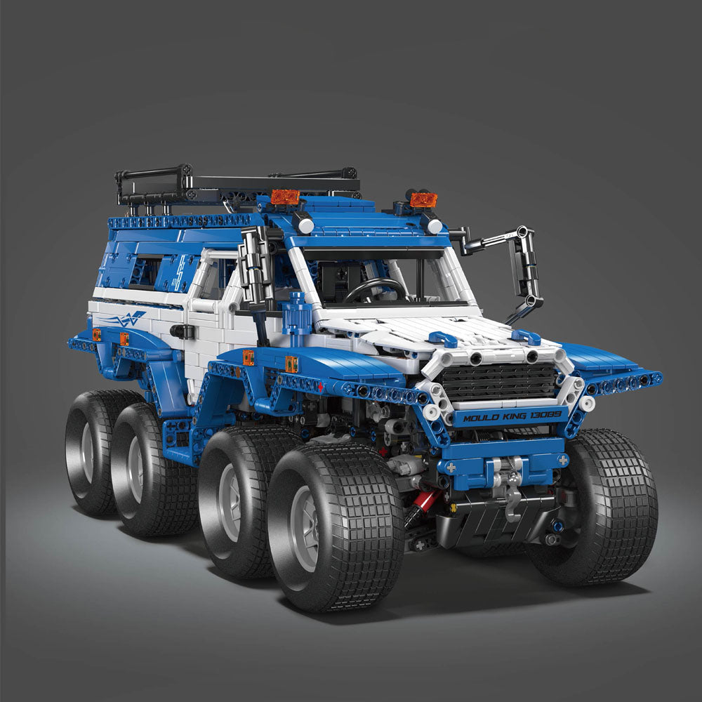 Technik 8X8 Geländewagen Ferngesteuert, Technik 13089 Offroader Modell mit 8 Motoren, 3062 Teile Technik Off Road Klemmbausteine Bausatz fur LEGO Technik