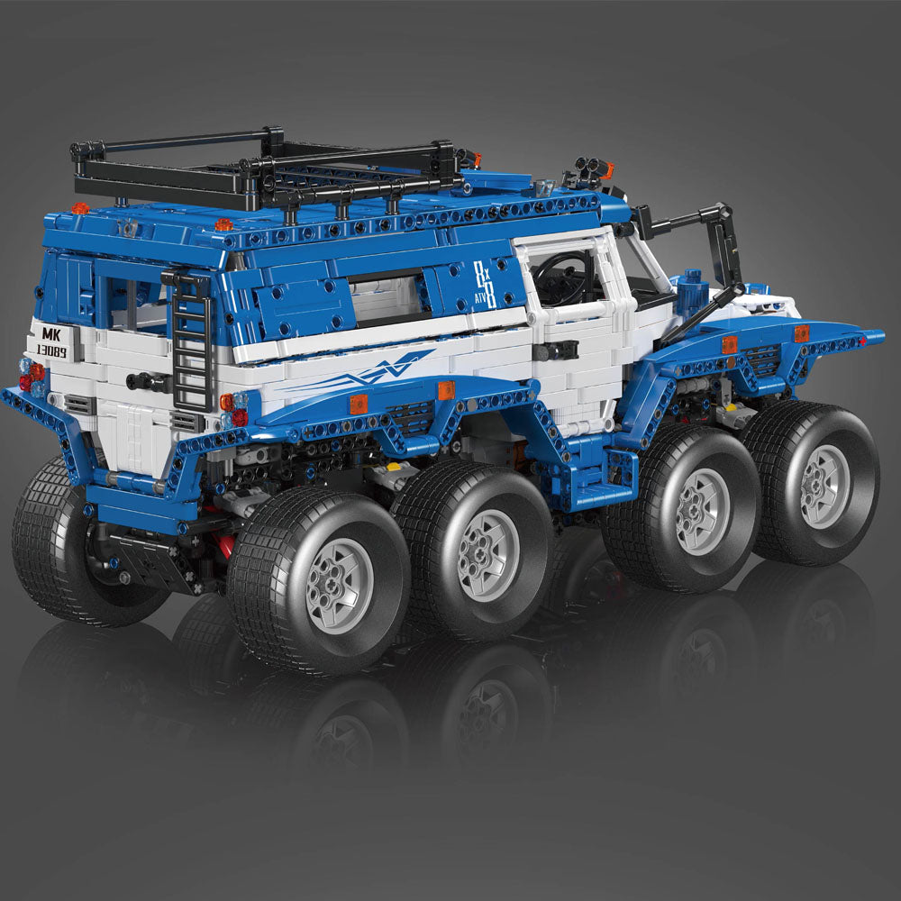 Technik 8X8 Geländewagen Ferngesteuert, Technik 13089 Offroader Modell mit 8 Motoren, 3062 Teile Technik Off Road Klemmbausteine Bausatz fur LEGO Technik