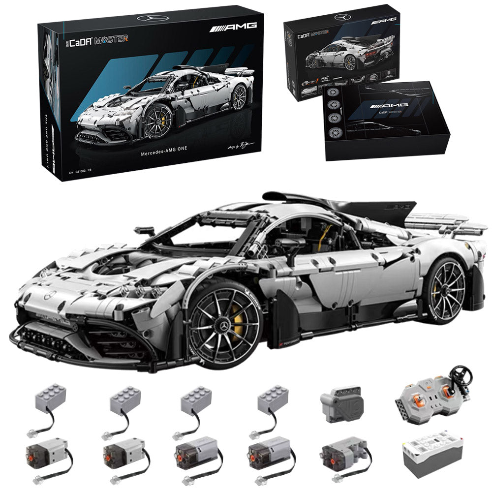 Mercedes-AMG ONE C298, CaDA C61503W MOC Auto KIemmbausteine (3295 Teile)