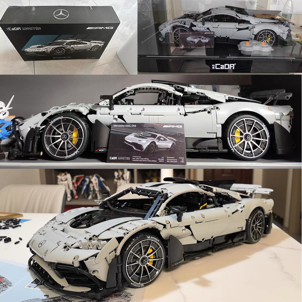 Mercedes-AMG ONE C298, CaDA C61503W MOC Auto KIemmbausteine (3295 Teile)