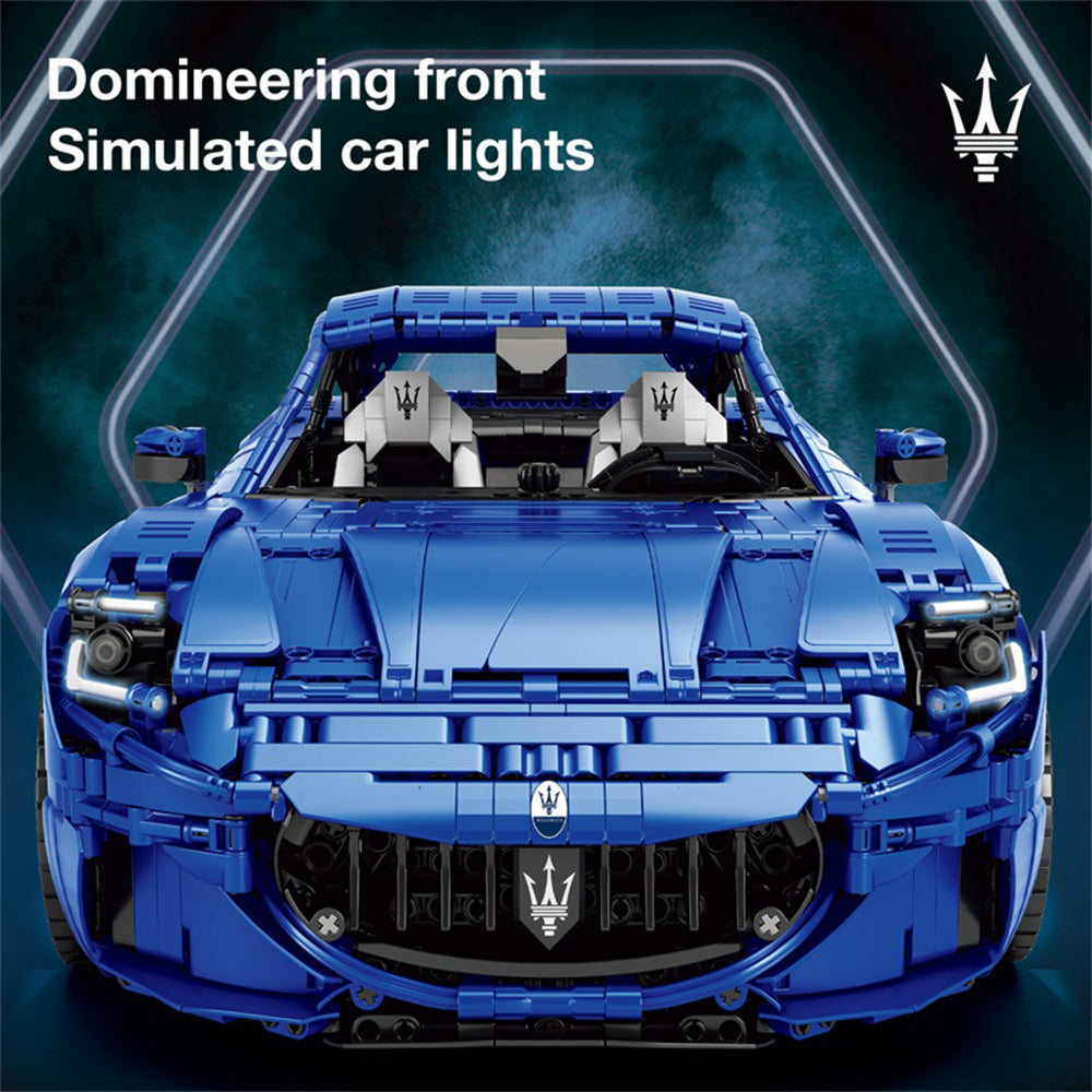 Technik Auto für Maserati Gran Turismo 110 Limitierte Auflage, 5480 KIemmbausteine Technik Sportwagen für Kinder, Erwachsene, Baumeister