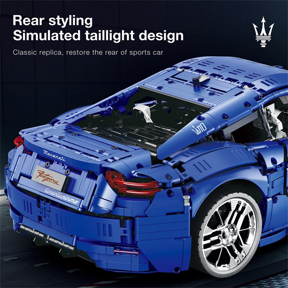 Technik Auto für Maserati Gran Turismo 110 Limitierte Auflage, 5480 KIemmbausteine Technik Sportwagen für Kinder, Erwachsene, Baumeister